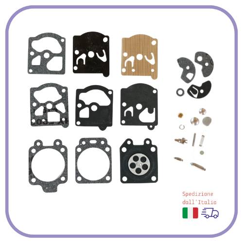 KIT MEMBRANE guarnizione per carburatore WALBRO WT WAT decespugliatore motosega