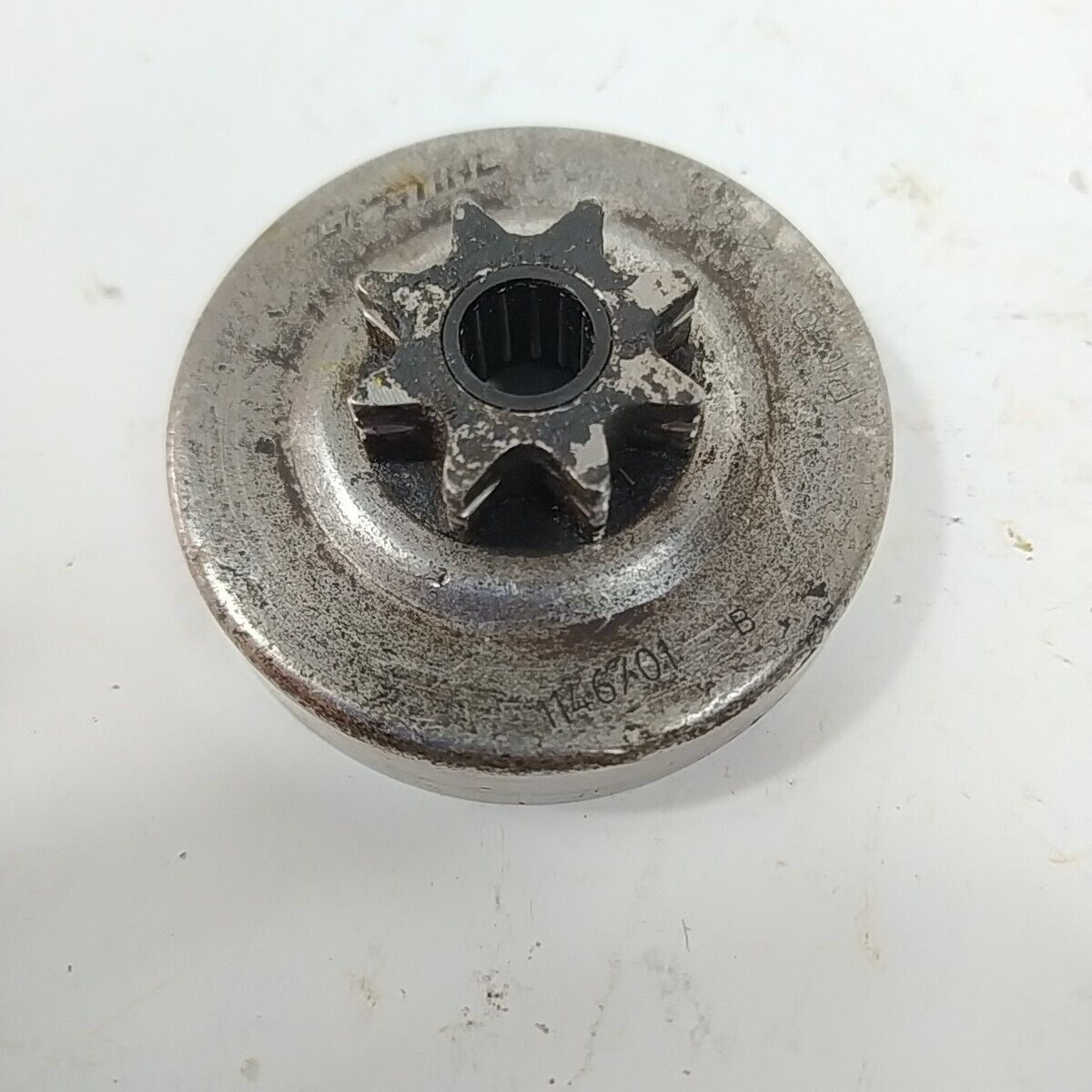 CAMPANA FRIZIONE ROCCHETTO CATENA 8d PER MOTOSEGA STIHL MS 150 ricambi usati