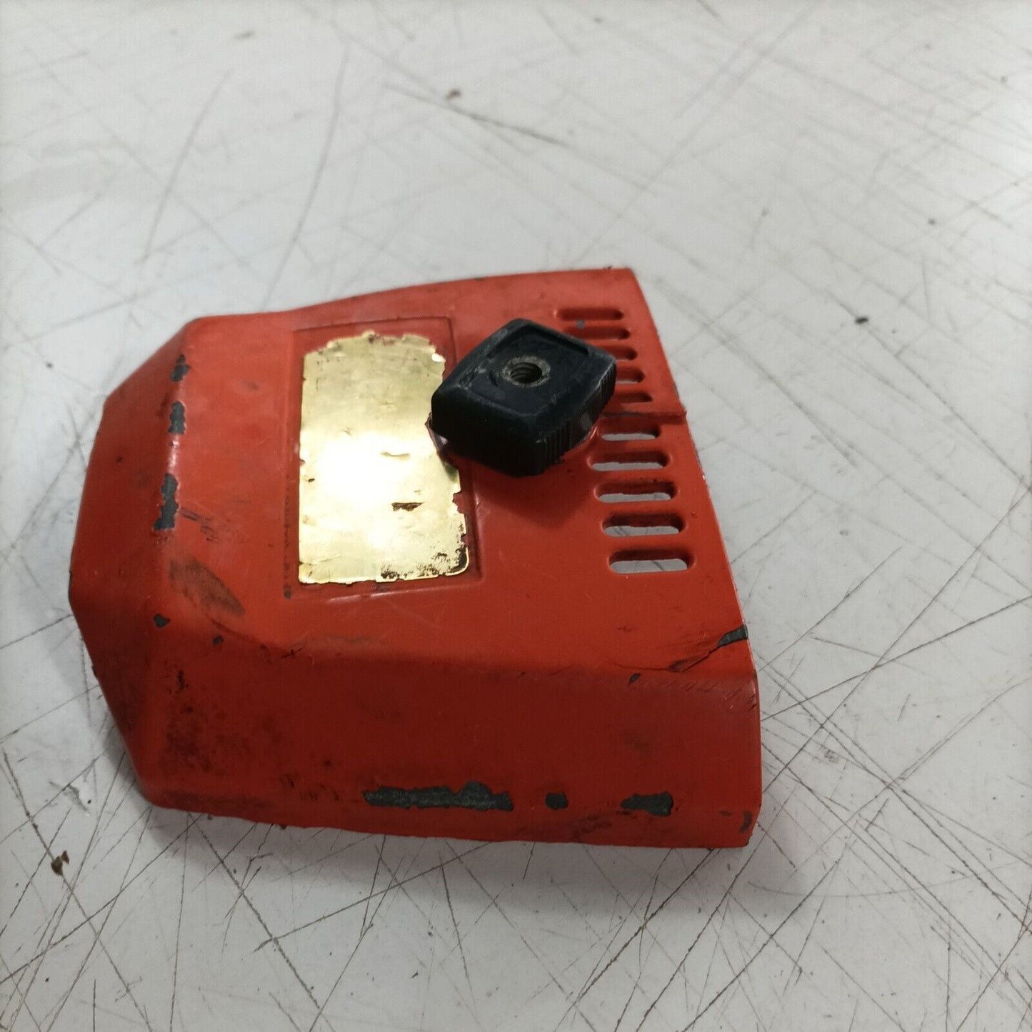 MOTOSEGA CASTOR C70 ALPINA A70 COPERCHIO FILTRO DELL'ARIA ARANCIONE ORIGINALE