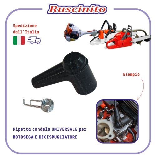 cappuccio pippetta candela d' accensione bobina per motosega decespugliatore