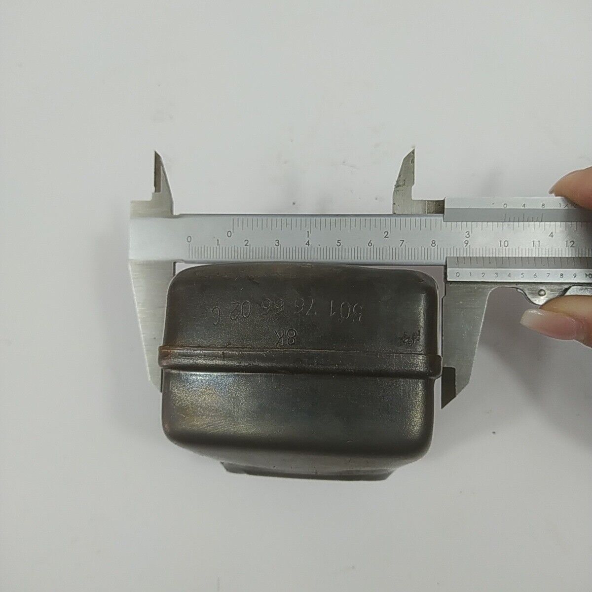 MARMITTA SILENZIATORE TERMINALE SCARICO per motosega HUSQVARNA 51 ricambio usato
