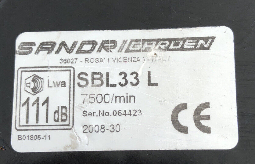 CAMPANA E FRIZIONE per decespugliatore SANDOR GARDEN SBL33 L ricambi usati