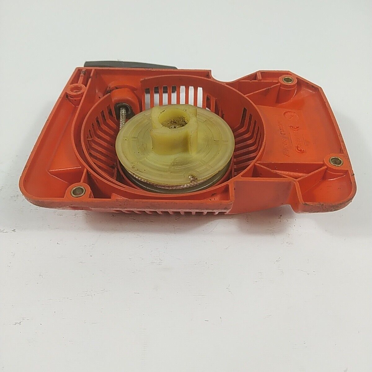 motosega CASTOR ALPINA 450 ricambio COPERCHIO di AVVIAMENTO trascinatore usato