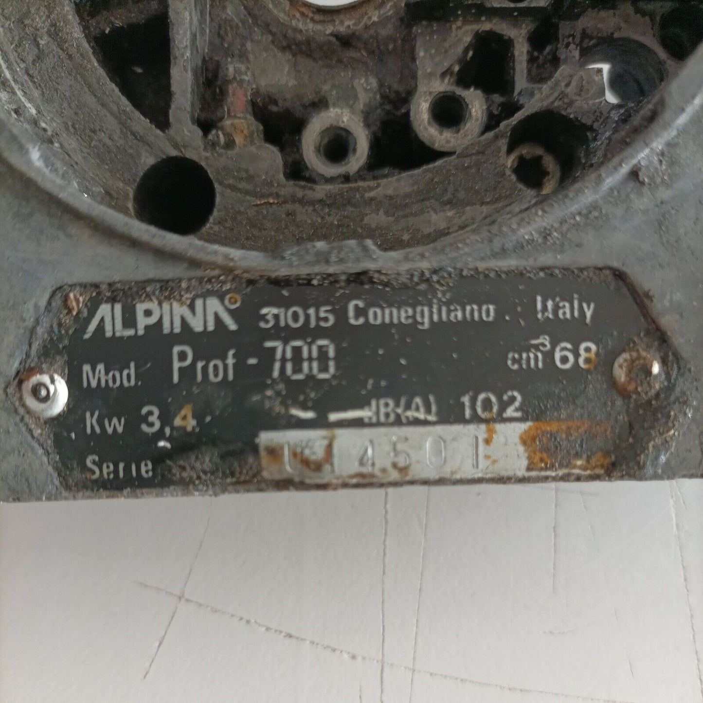 COLLETTORE ASPIRAZIONE FLANGIA TERMICA ORIGINALE PER MOTOSEGA ALPINA  PROF 700