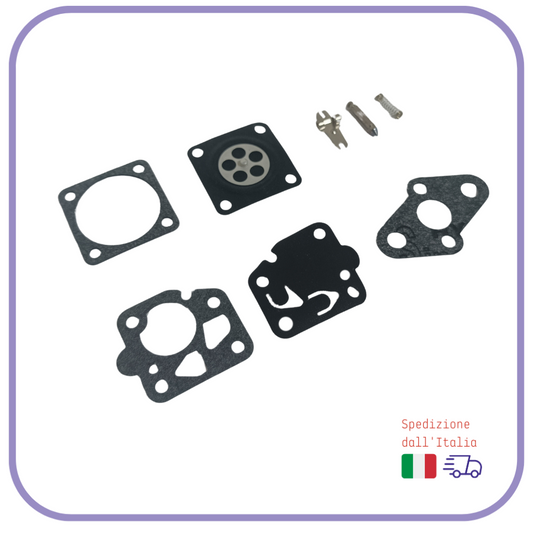 KIT MEMBRANE e guarnizione per carburatore KAWASAKI POULAN SHINDAIWA