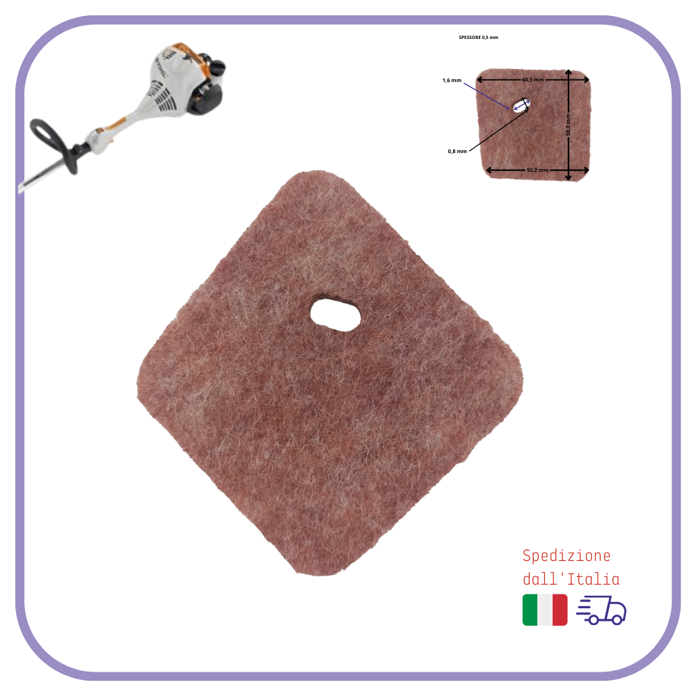 ricambi scatola FILTRO DELL' ARIA carburatore per decespugliatore STIHL FS