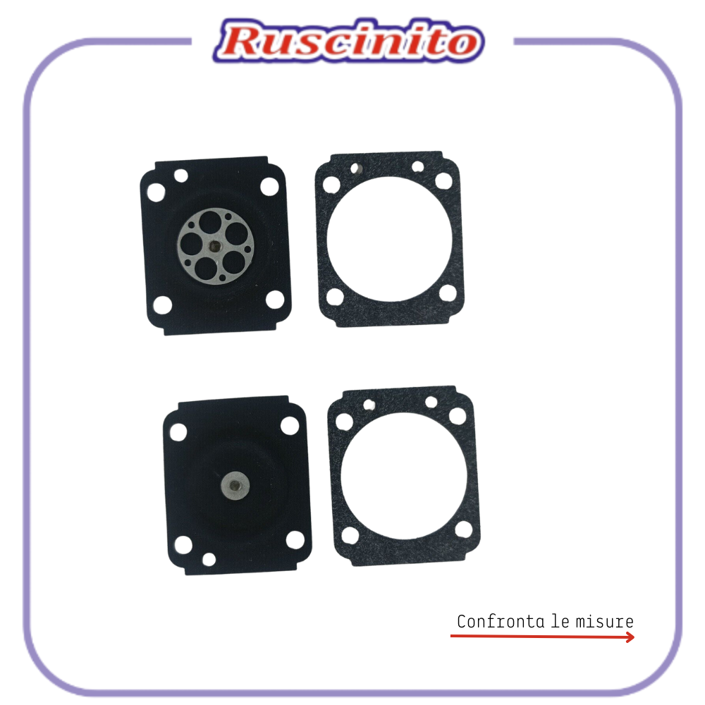 kit MEMBRANE membrana diaframma CARBURATORE ZAMA C1Q Motosega Husqvarna Stihl
