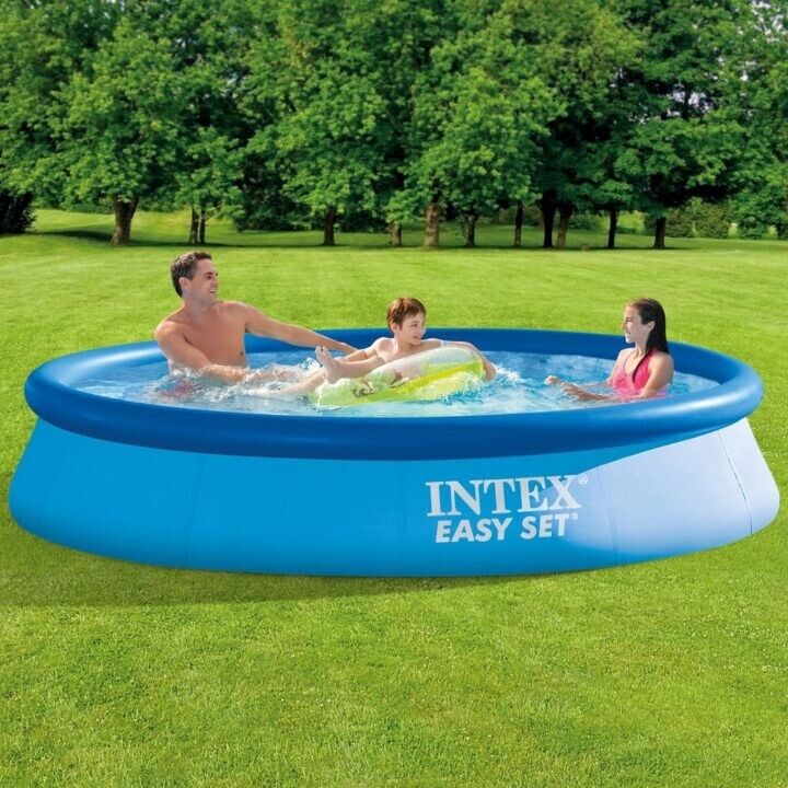 Piscina fuoriterra gonfiabile Intex Easy Set fuori terra con Pompa filtro 366 cm