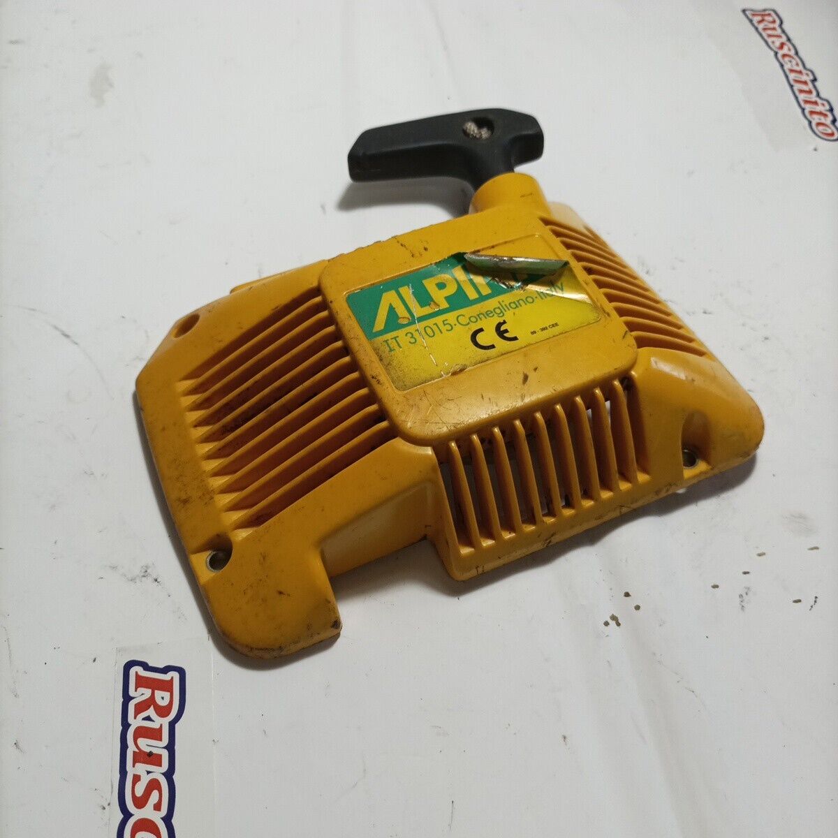 motosega ALPINA P- 400 COPERCHIO kit avviamento Autoavvolgente Ricambio Usato