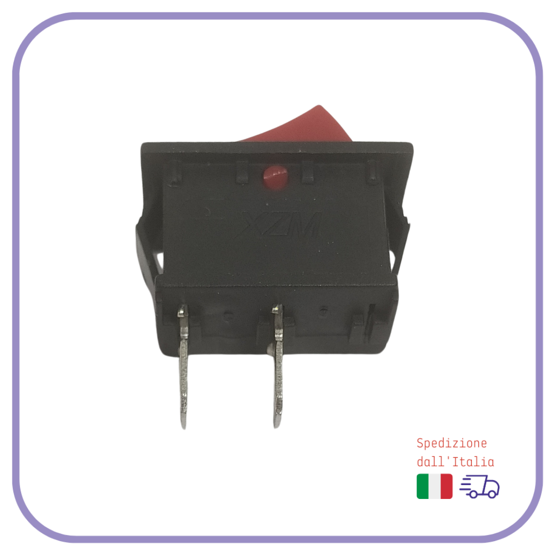 interruttore on off a pulsante per accensione motosega decespugliatore ricambio