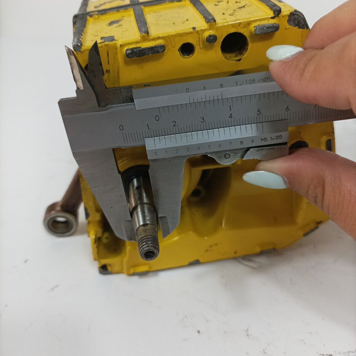 CARTER basamento e albero motore PER MOTOSEGA ALPINA CASTOR 41 45 ricambi usati