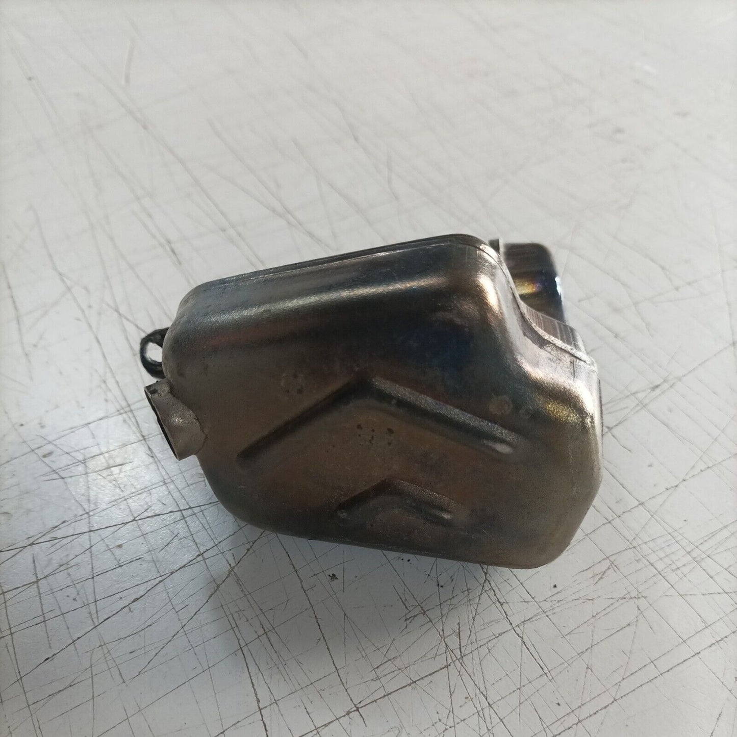 silenziatore marmitta DI SCARICO PER MOTOSEGA ALPINA 45 Castor ricambi usati