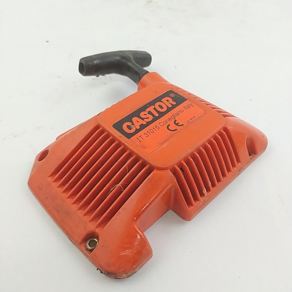 motosega CASTOR ALPINA 450 ricambio COPERCHIO di AVVIAMENTO trascinatore Usato