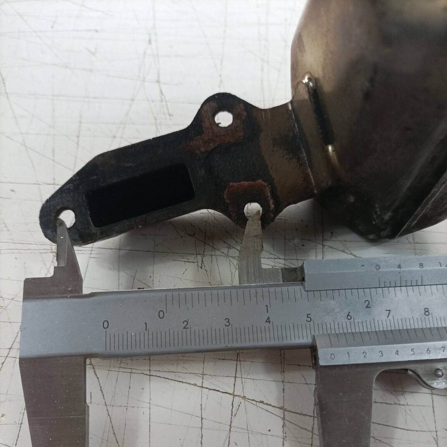 silenziatore marmitta DI SCARICO PER MOTOSEGA ALPINA 45 Castor ricambi usati
