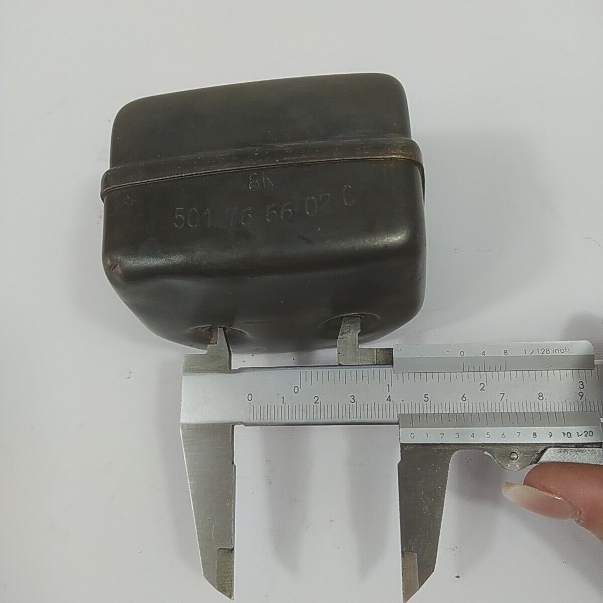 MARMITTA SILENZIATORE TERMINALE SCARICO per motosega HUSQVARNA 51 ricambio usato