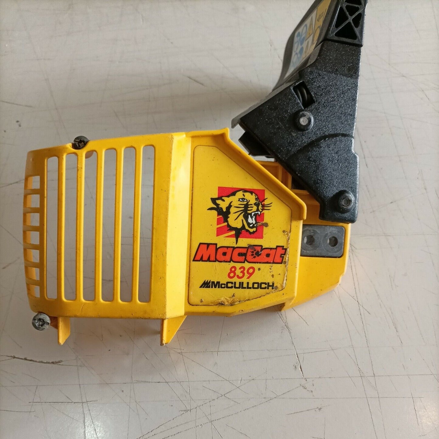 COPERCHIO FRIZIONE freno catena PER MOTOSEGA MCCULLOCH MACCAT 839 ricambi usati