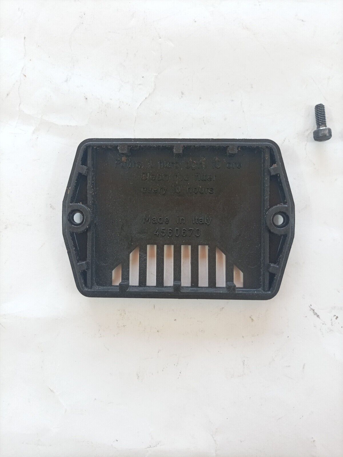 COPERCHIO FILTRO DELL' ARIA ORIGINALE PER MOTOSEGA CASTOR C 45 A 45 1° modello
