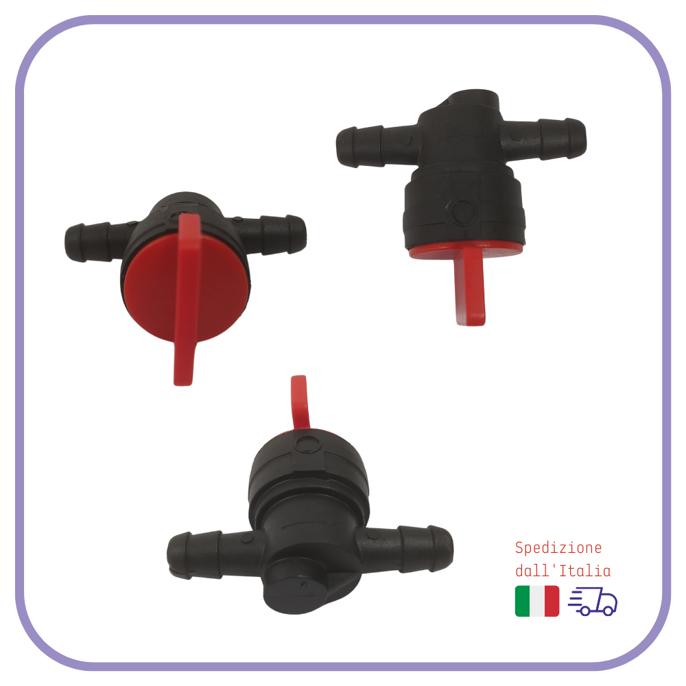 Ricambio RUBINETTO SERBATOIO CARBURANTE benzina per generatore 8 mm universale