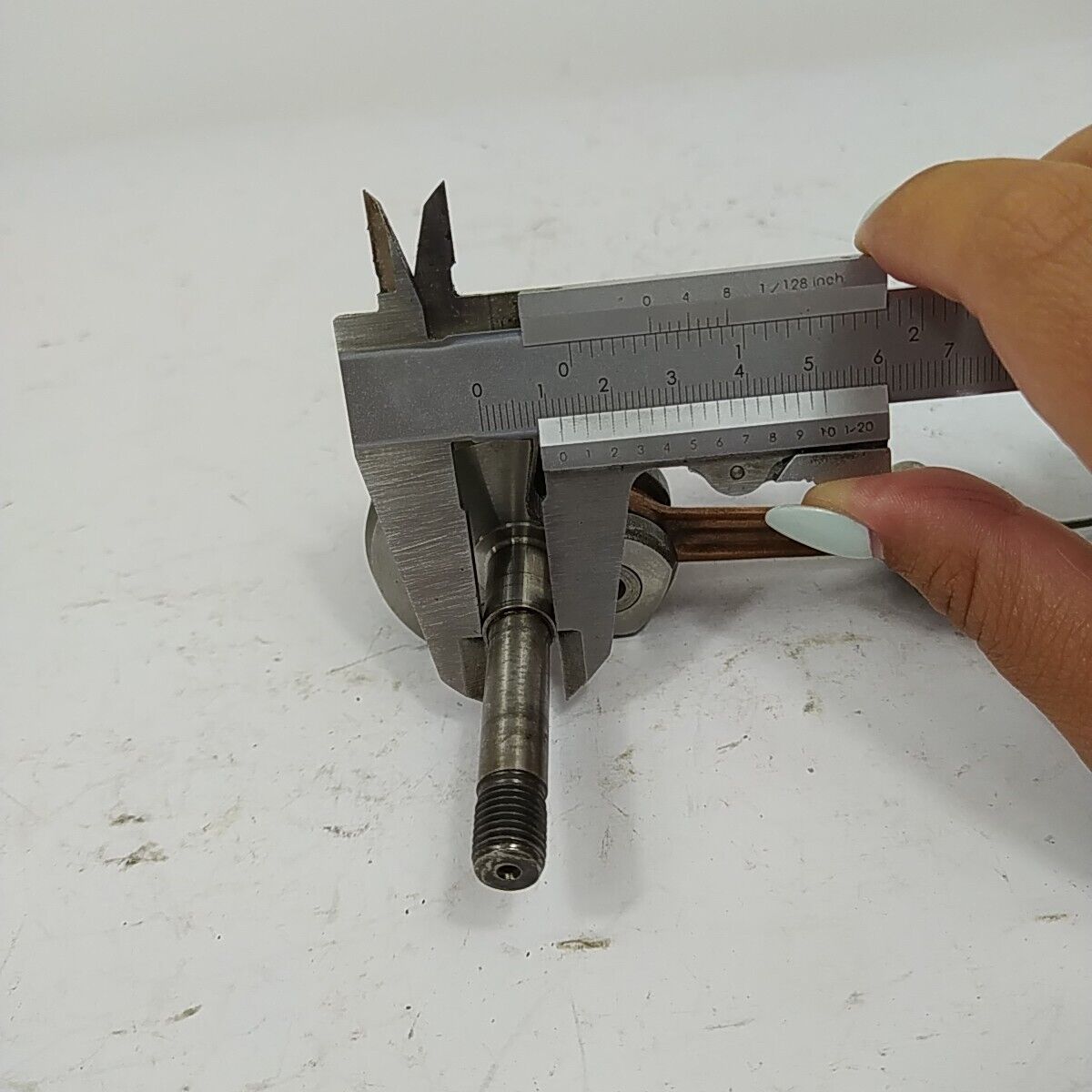 Albero motore originale completo PER MOTOSEGA ALPINA CASTOR 40 41 ricambi usati