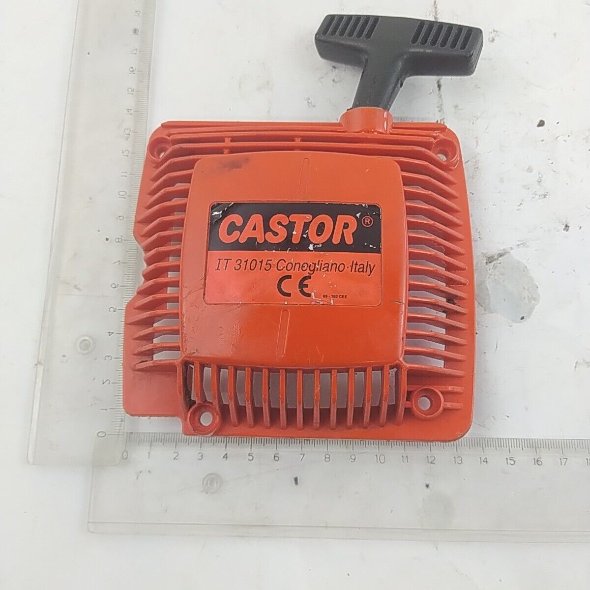 motosega CASTOR CP- 500 COPERCHIO KIT AVVIAMENTO autoavvolgente Ricambio Usato