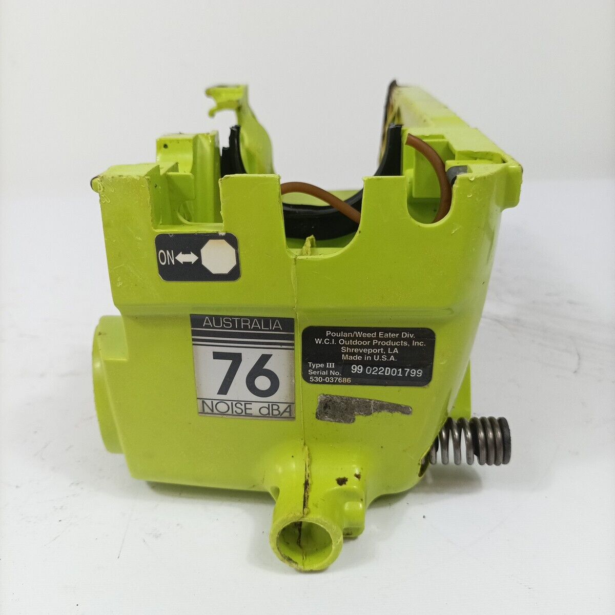 CARCASSA TELAIO SERBATOIO CARBURANTE PER MOTOSEGA POULAN 2250 ricambi usati