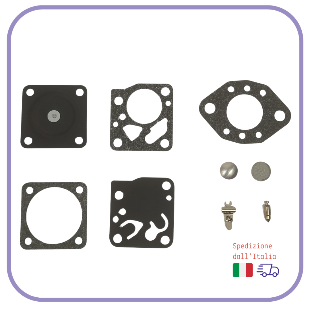 kit MEMBRANE CARBURATORE tillotson per MOTOSEGA ALPINA CASTOR C40 A40 C41 A41 45