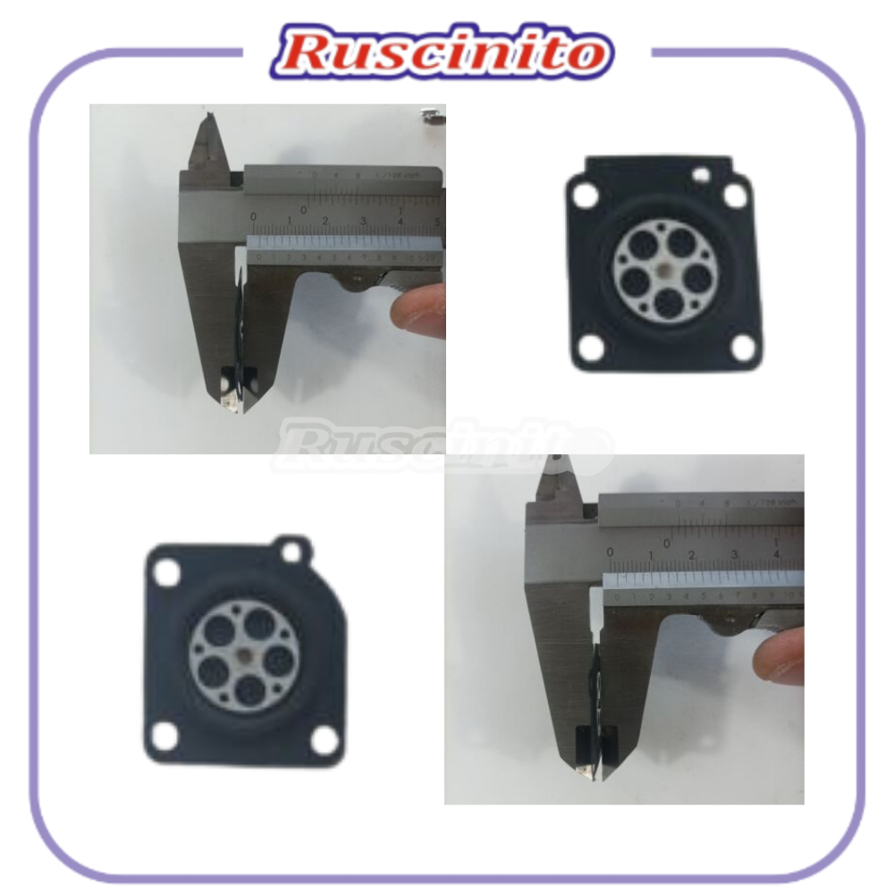 kit MEMBRANE e guarnizioni per CARBURATORE ZAMA C1Q Motosega Husqvarna 50 51 55