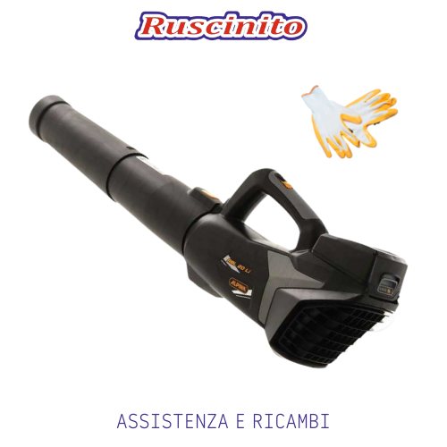 SOFFIATORE a BATTERIA elettrico 20V pulisci foglie da giardino o prato ALPINA