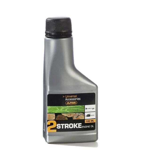 OLIO SINTETICO PER MISCELA MOTOSEGA DECESPUGLIATORE ALPINA 2STROKE 100 ml 2T X2