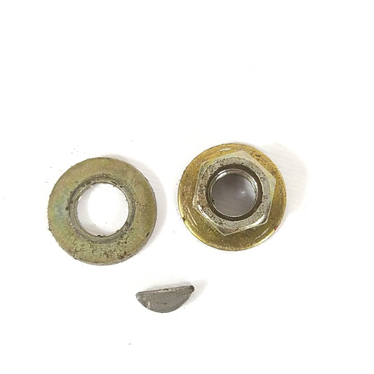 Ricambio DADO E FERMO VOLANO Albero motore usato per decespugliatore ZENOAH G43L