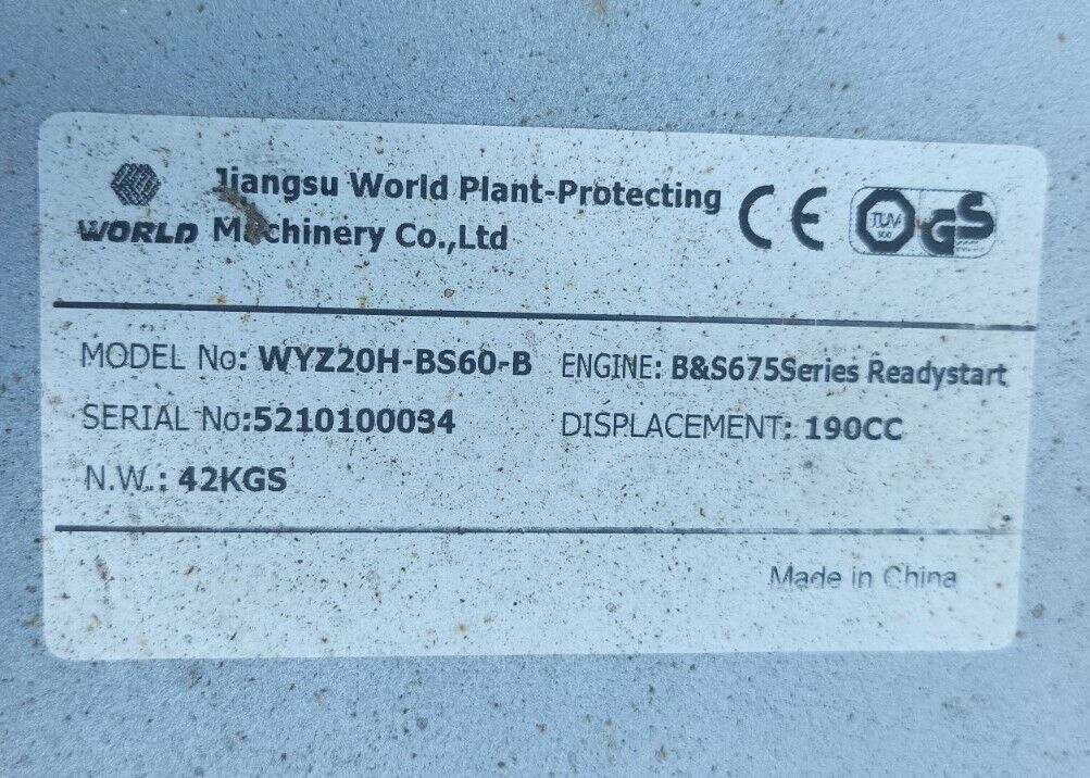 ASSE RUOTE anteriori PER TOSAERBA BRIGGS & STRATTON 675S 190 CC ricambi usati