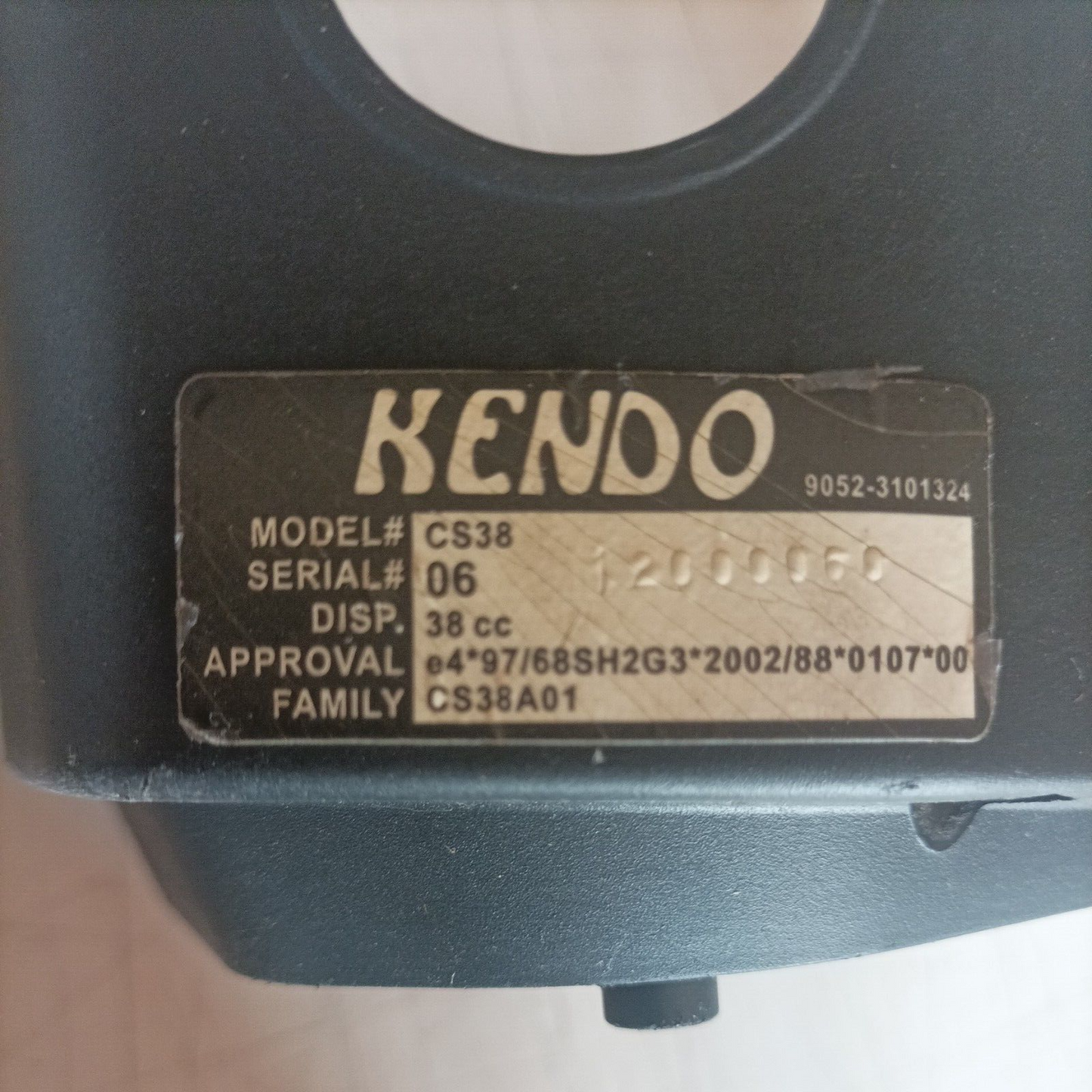 molla supporto MANIGLIA ANTIVIBRANTE PER MOTOSEGA KENDO CHAIN SAW CS38 usato