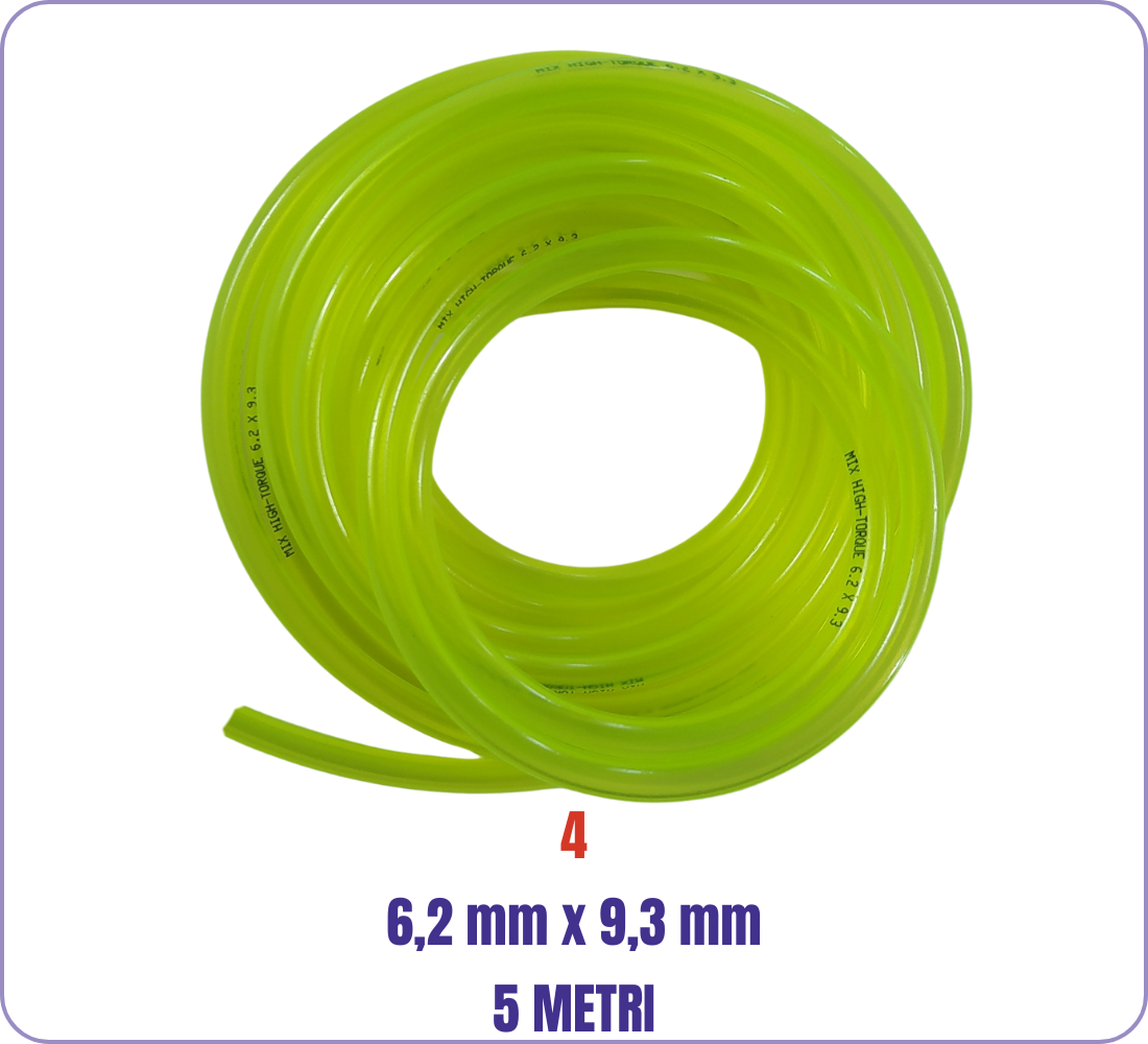 Tubo Carburante PVC benzina Universale per Motosega Decespugliatore Moto (Copia)