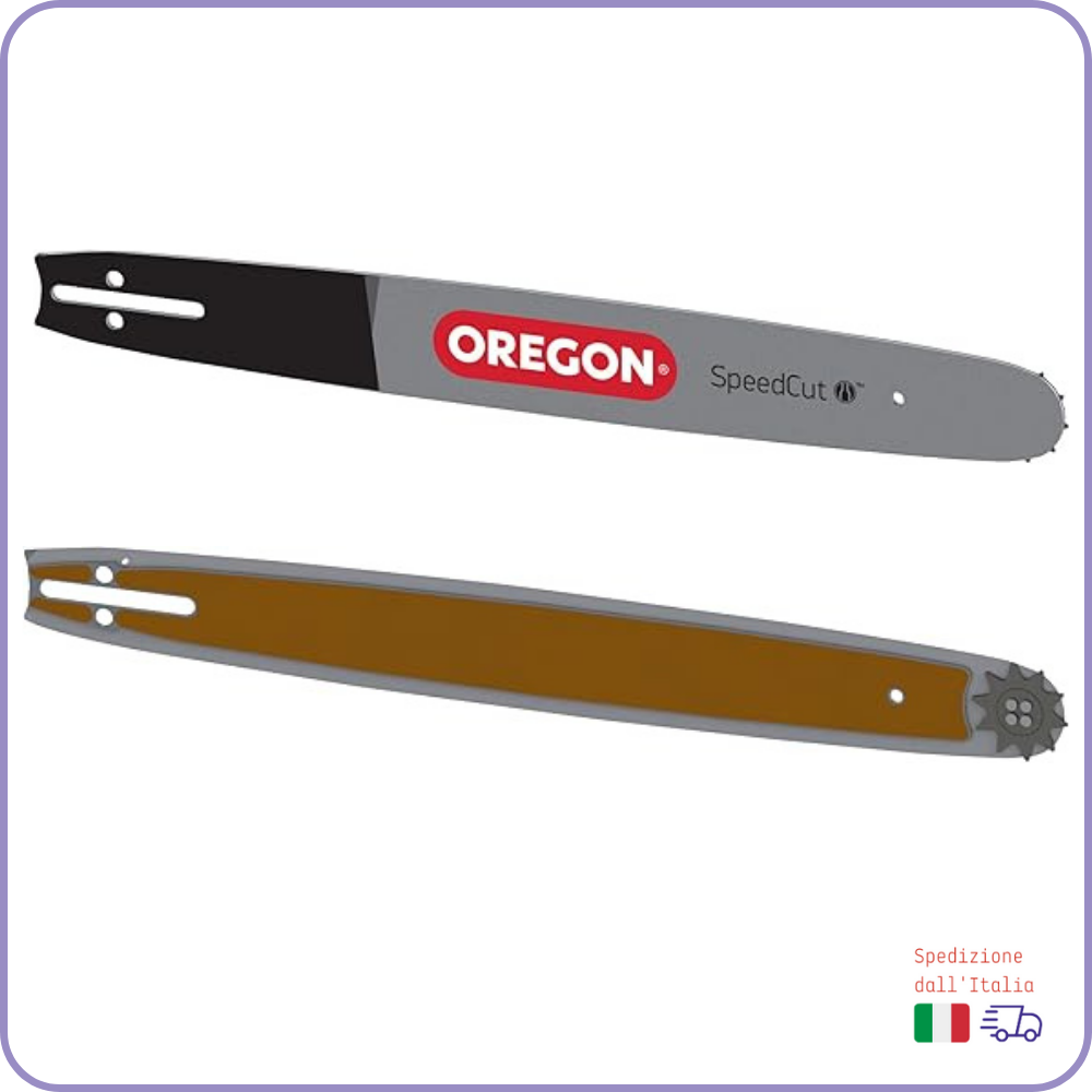 Barra Oregon per Motosega “VXL” – Taglio Standard, Puntale a Raggio Grande