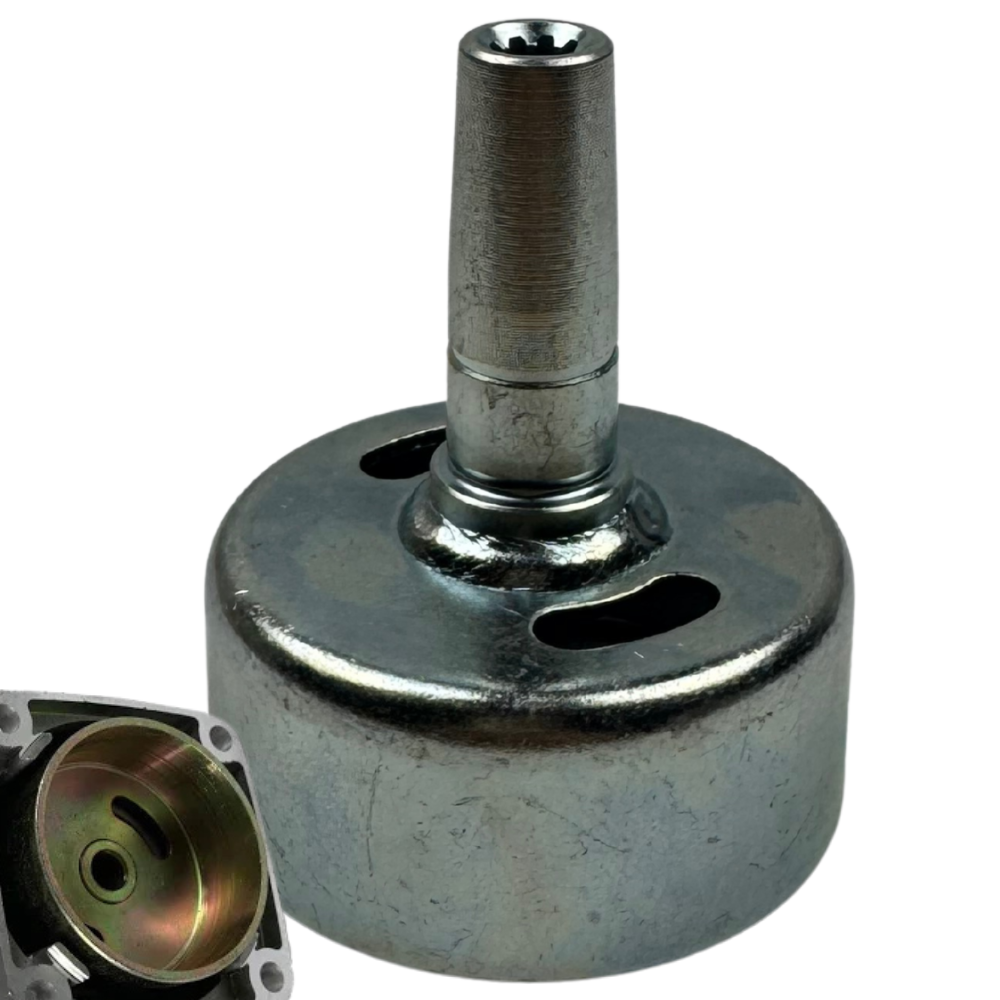 Campana Frizione 9 Denti per Decespugliatore 25cc–35cc | Innesto asta 9 denti | Ø int. 54 / Ø est. 58