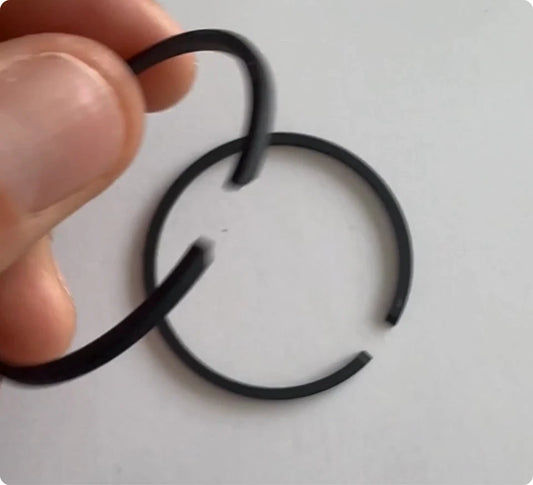 Fasce elastiche / anelli pistone per motore 2T motosega, decespugliatore, tagliaerba