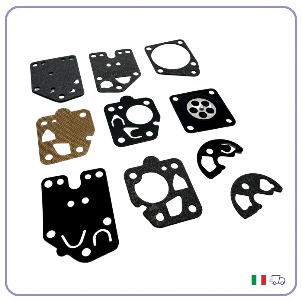 kit RIPARAZIONI MEMBRANE carburatore TK per Kawasaki Homelite Shindaiwa