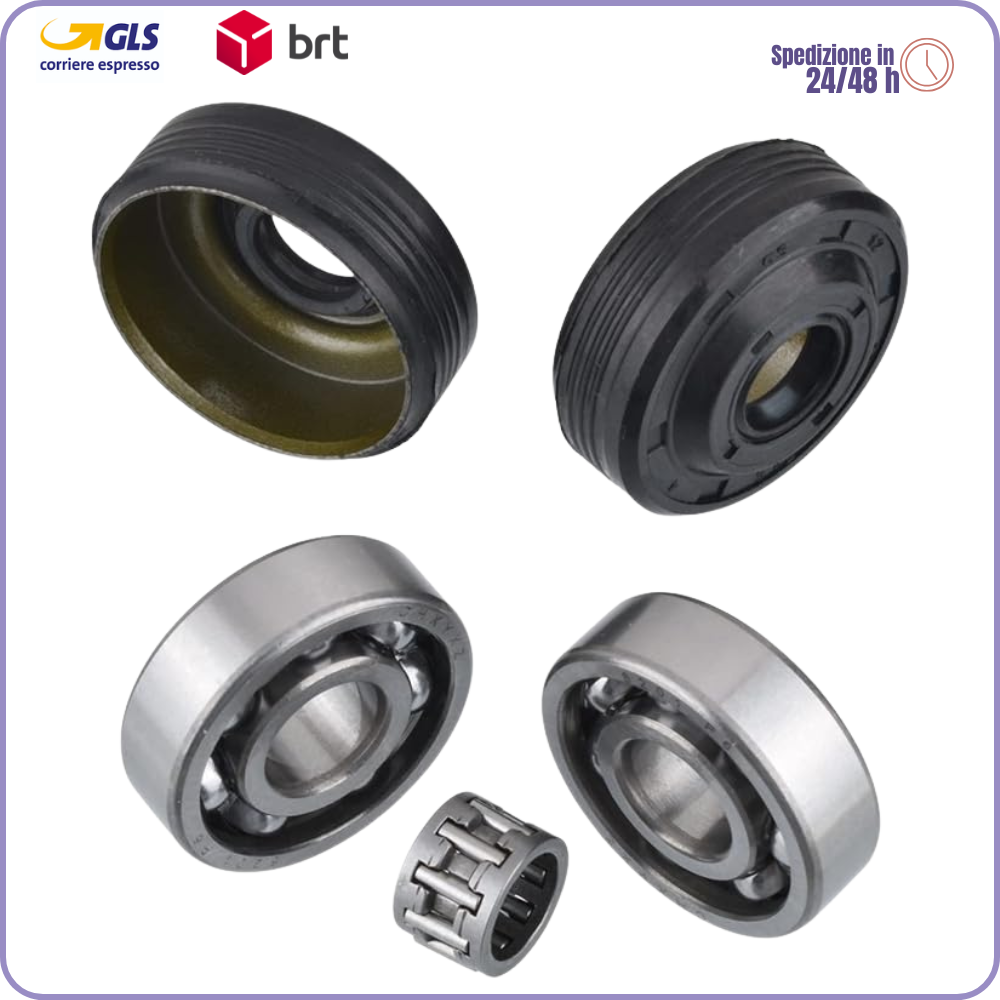Cojinete de cigüeñal y retén de aceite para Husqvarna 240 236 235 142 141 136 137 36 41