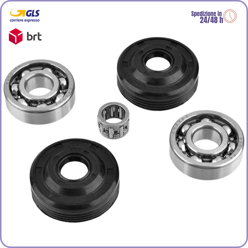 Cojinete de cigüeñal y retén de aceite para Husqvarna 240 236 235 142 141 136 137 36 41