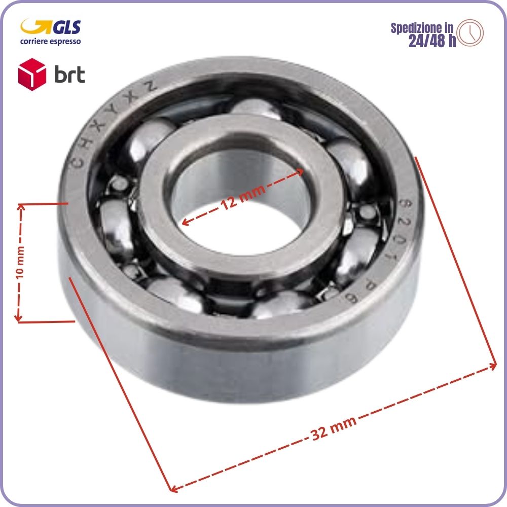 Cojinete de cigüeñal y retén de aceite para Husqvarna 240 236 235 142 141 136 137 36 41