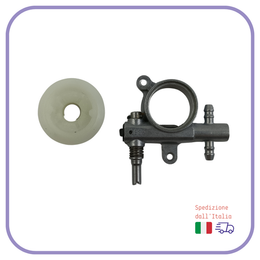 POMPA OLIO vite senza fine INGRANAGGIO MOTOSEGA ALPINA A 305 350 CJ 300 CASTOR