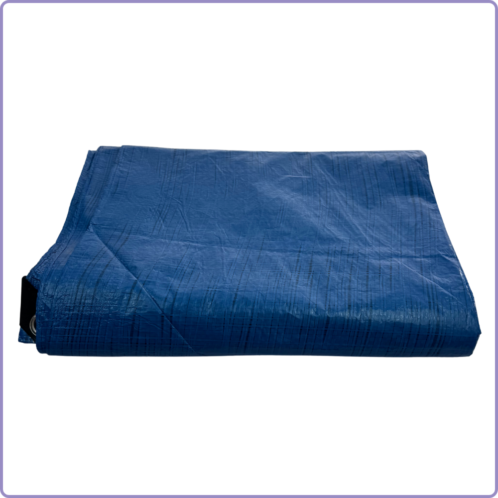 Tarpaulin with Eyelets – 80 gr/m², Reinforced, Various Sizes 3x2 3x4