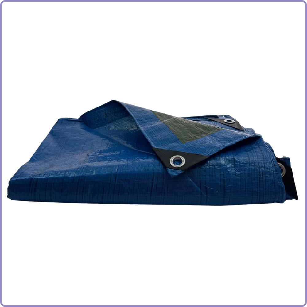 Tarpaulin with Eyelets – 80 gr/m², Reinforced, Various Sizes 3x2 3x4