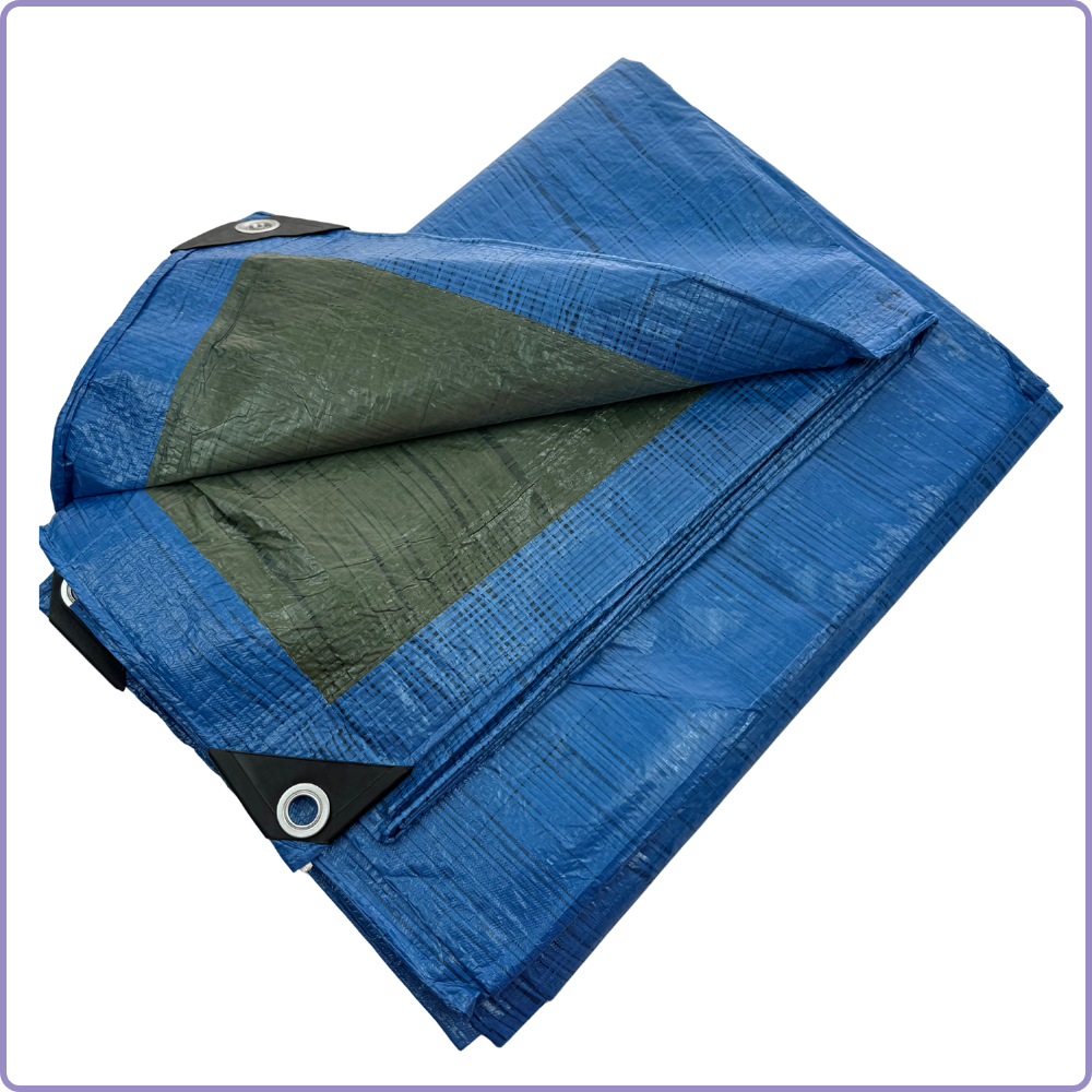 Tarpaulin with Eyelets – 80 gr/m², Reinforced, Various Sizes 3x2 3x4
