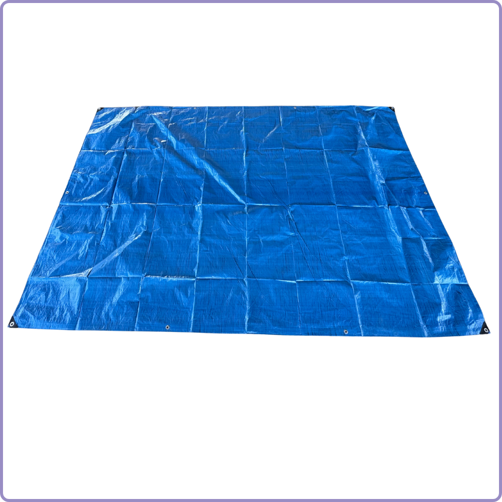 Tarpaulin with Eyelets – 80 gr/m², Reinforced, Various Sizes 3x2 3x4