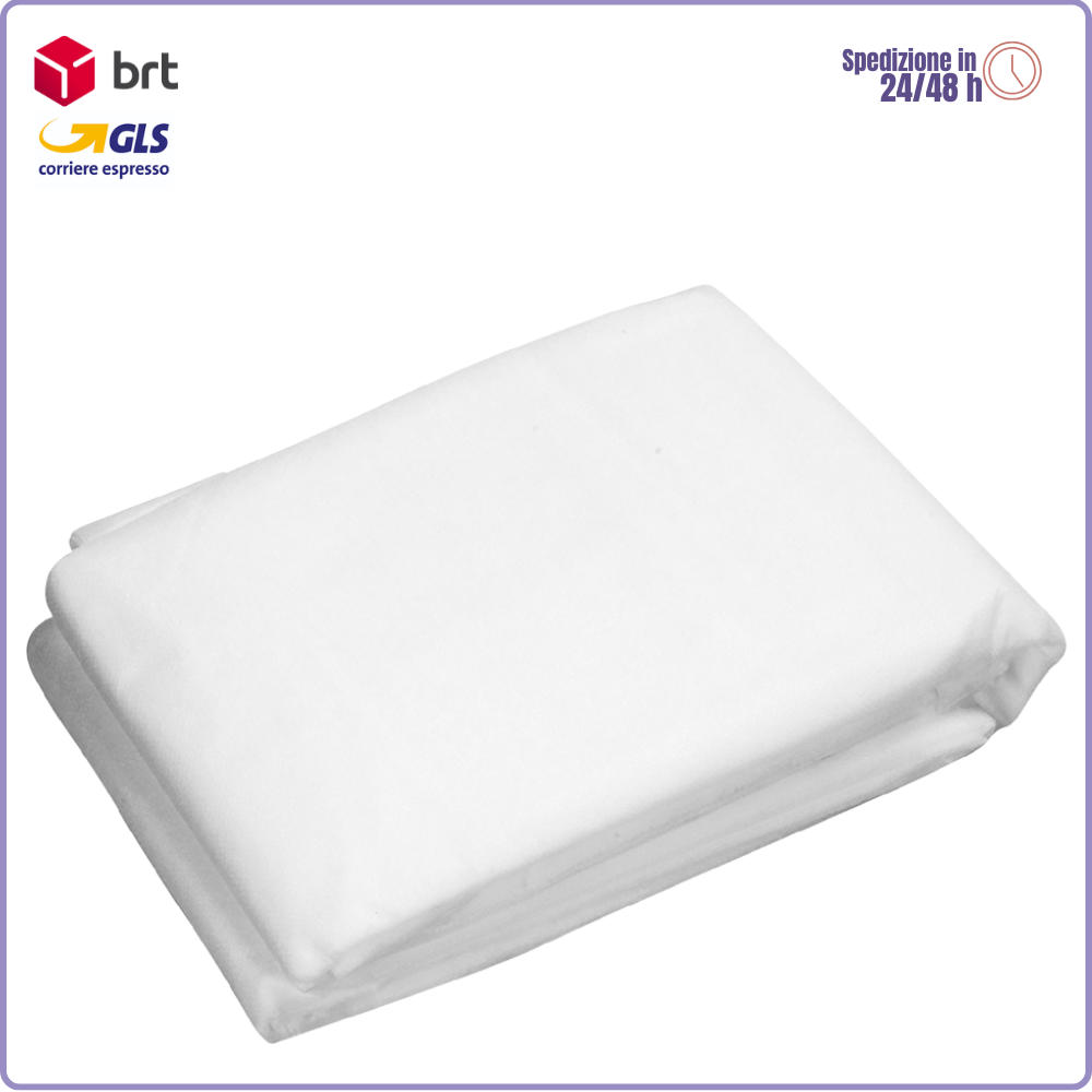 Thermal plant cover made of 17/30 g/m² non-woven fabric for crop protection