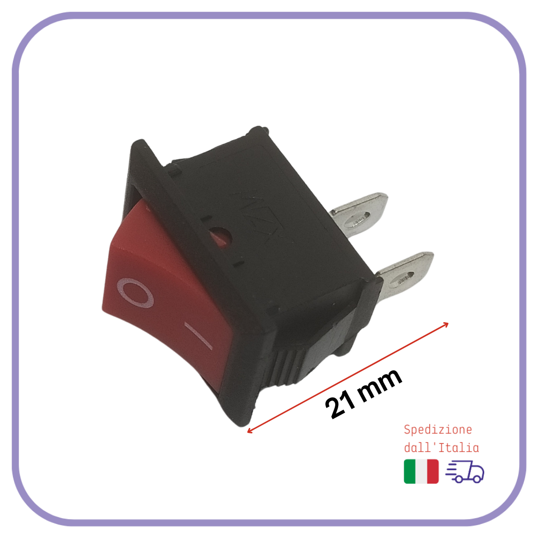 interruttore on off a pulsante per accensione motosega decespugliatore ricambio