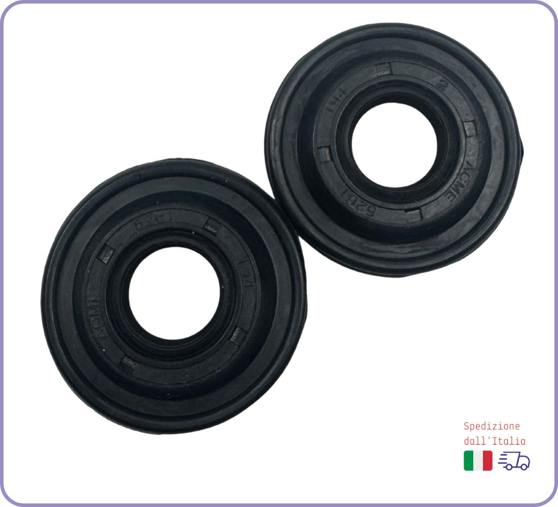 2-piece crankshaft oil seal kit for Husqvarna 445 445E 450 450E 450EII 450II 445EII