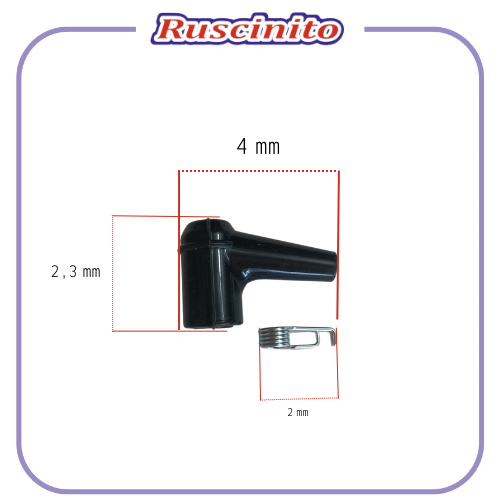 cappuccio pippetta candela d' accensione bobina per motosega decespugliatore