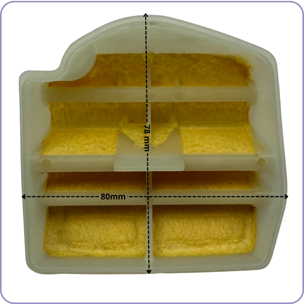 sostituzione cambio FILTRO ARIA per HUSQVARNA HU 445 445E 450 ricambi